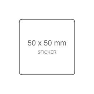 50 x 50 mm Square Labels