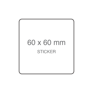 60 x 60 mm Square Labels