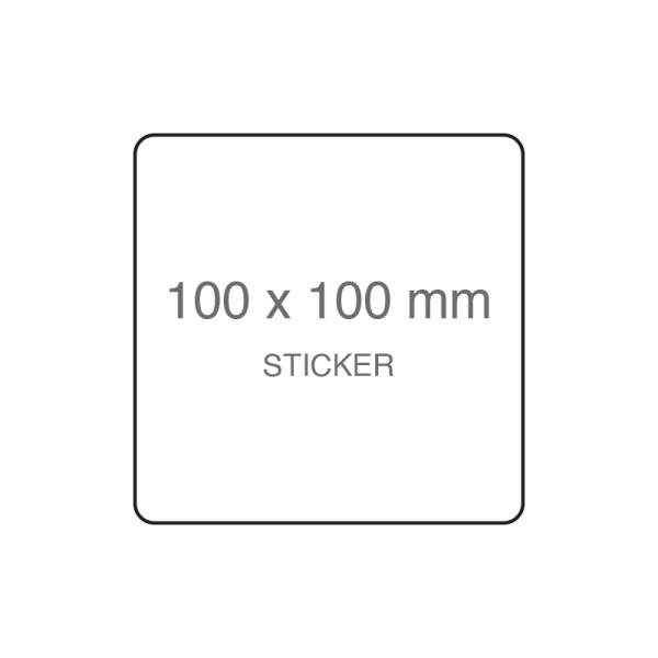 100 x 100 mm Square Labels