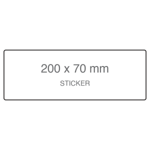 200 x 70 mm Labels