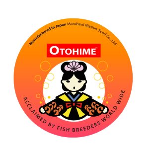 Otohime orange tapered lid 220g