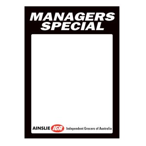 Managers Special