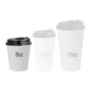 Coffee Cup with Lid and Custom Print