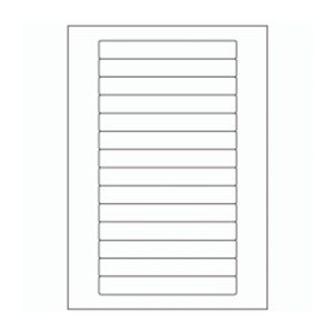 464 - Label Size 145mm x 19mm