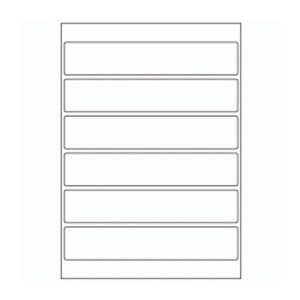 517 - Label Size 203mm x 38mm