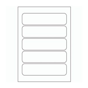 521 - Label Size 177mm x 46mm