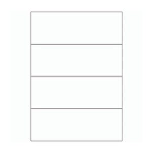 538 - Label Size 210mm x 73.8mm