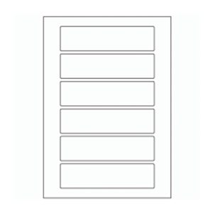 599 - Label Size 155mm x 40mm