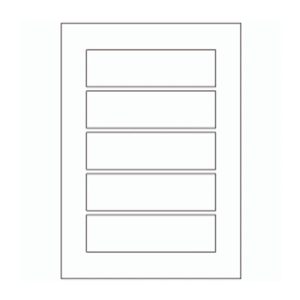 600 - Label Size 151mm x 43mm