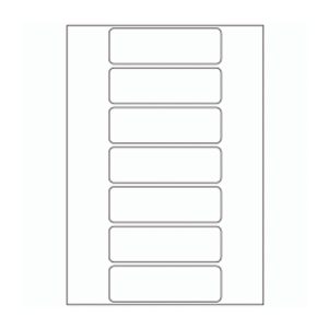 605 - Label Size 120mm x 38mm