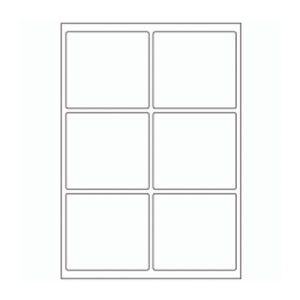 418 - Label Size 97mm x 89mm