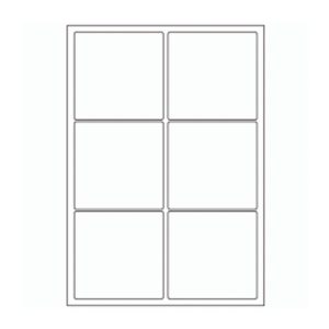 425 - Label Size 95mm x 93mm