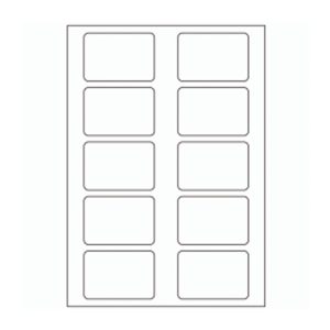 543 - Label Size 75mm x 51mm