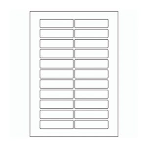 631 - Label Size 80mm x 20mm