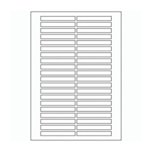 632 - Label Size 80mm x 10mm