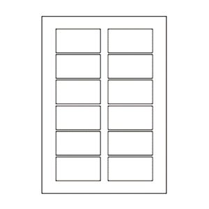 634 - Label Size 75mm x 40mm
