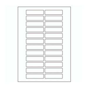 638 - Label Size 70mm x 18mm