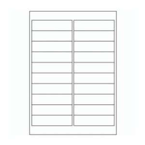 580 - Label Size 98mm x 25.4mm