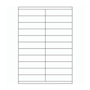 581 - Label Size 105mm x 25.4mm