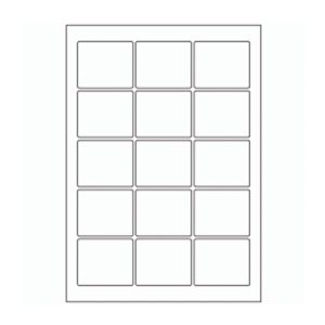 445 - Label Size 60mm x 50mm