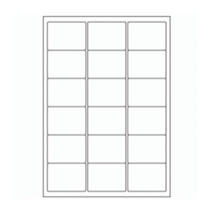 442 - Label Size 63.5mm x 46.5mm