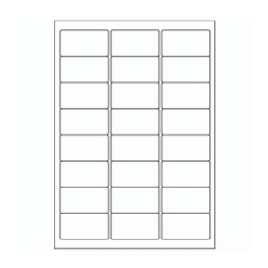 443 - Label Size 63.5mm x 34mm