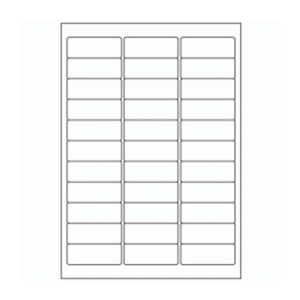 444 - Label Size 63.5mm x 24mm