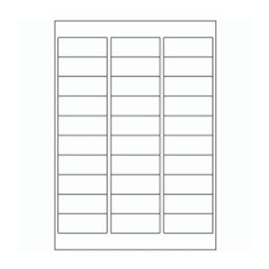 582 - Label Size 64mm x 25.4mm