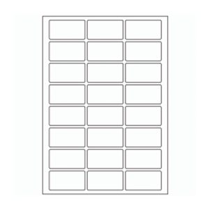 640 - Label Size 60mm x 32mm