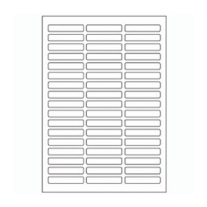 641 - Label Size 60mm x 11mm