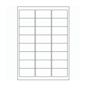 536 - Label Size 64mm x 33.9mm