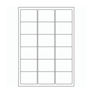 535 - Label Size 63.5mm x 46.6mm