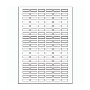 657 - Label Size 25mm x 8mm