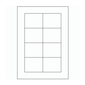 586 - Label Size 75mm x 60mm