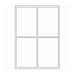 417 - Label Size 97mm x 140mm