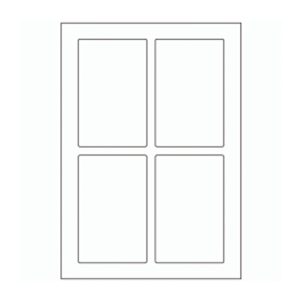 575 - Label Size 80mm x 125mm