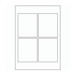 609 - Label Size 110mm x 90mm