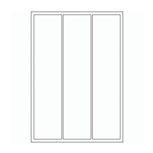 436 - Label Size 64mm x 284mm