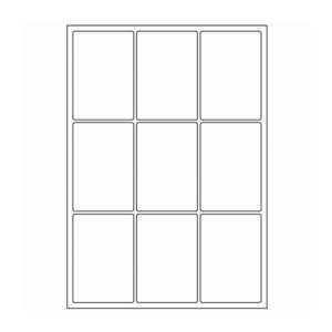 438 - Label Size 64mm x 93mm