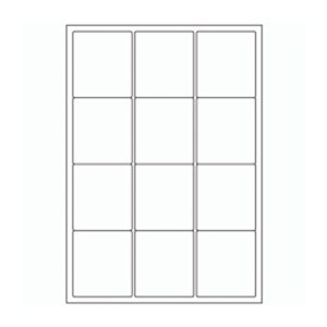 441 - Label Size 63.5mm x 71mm