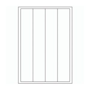 450 - Label Size 48mm x 284mm