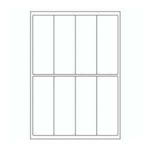 447 - Label Size 50mm x 138mm