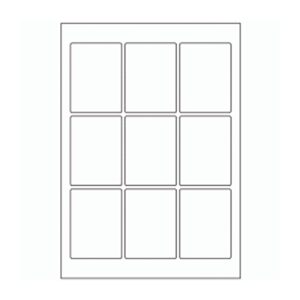 626 - Label Size 81mm x 60mm