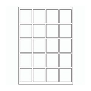 645 - Label Size 51.5mm x 46mm