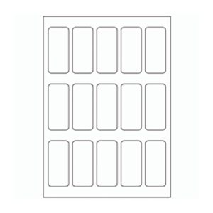 545 - Label Size 34mm x 75mm