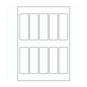 611 - Label Size 105.2mm x 35mm