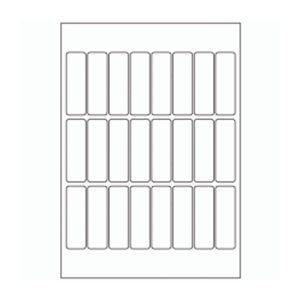 550 - Label Size 23mm x 73mm