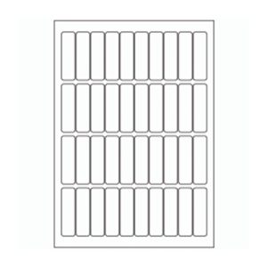 552 - Label Size 18mm x 63mm