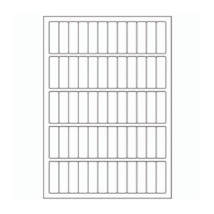 463 - Label Size 16mm x 52mm