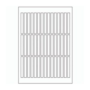 628 - Label Size 81mm x 9mm